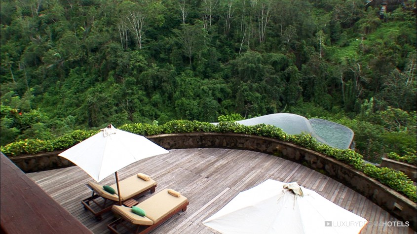 luxury hotel, ubud hanging gardens, bali, indonesia